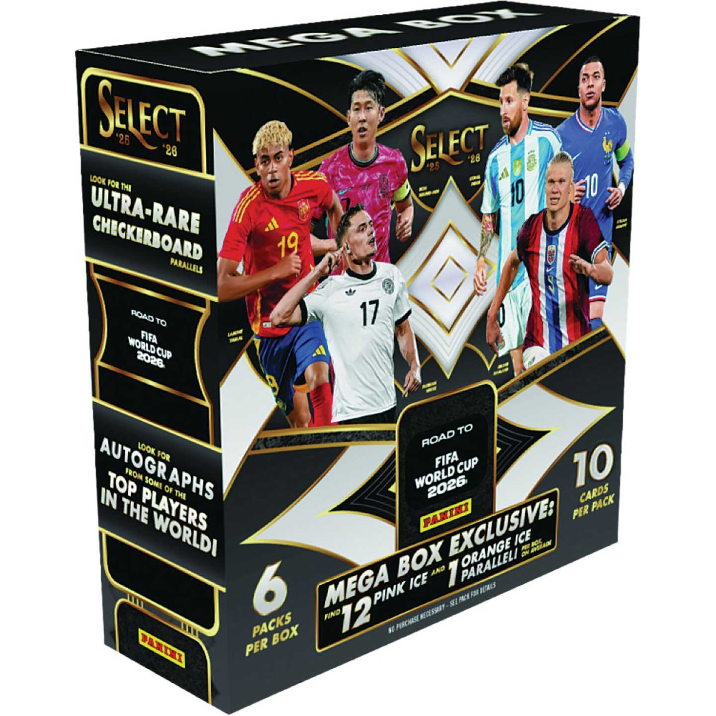 Panini 2025/26 Select Road to World Cup Mega Blaster Box Image 1