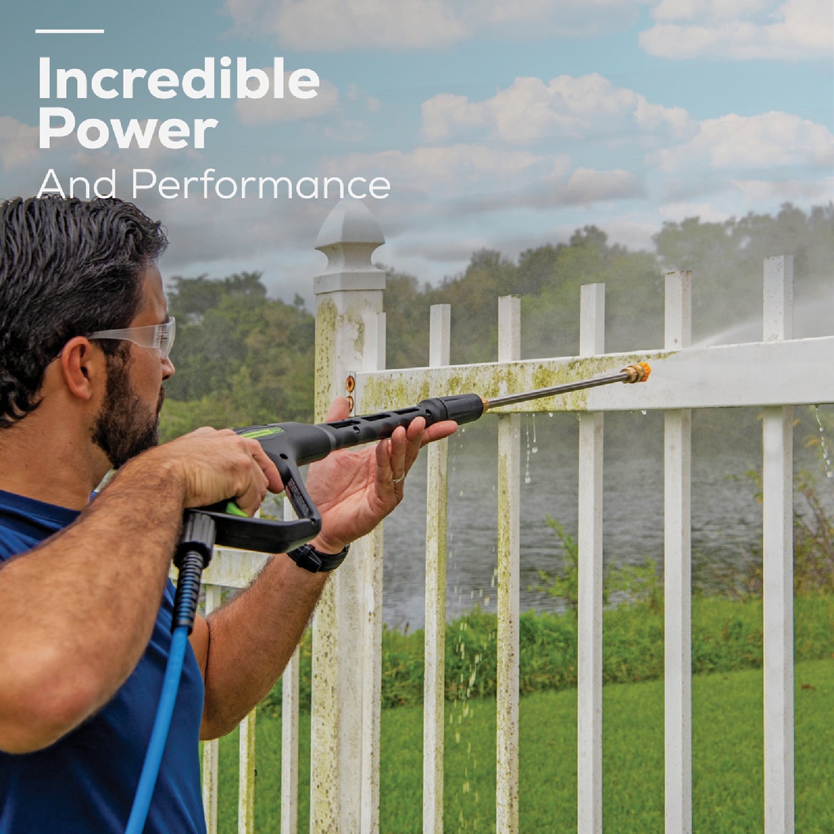 Greenworks 2300-PSI 2.3 GPM Cold Water Corded Electric Pressure Washer Image 2