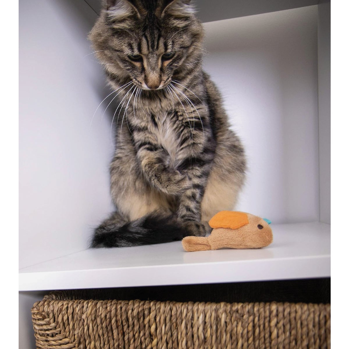 SmartyKat Chickadee Chirp Electronic Sound Catnip Cat Toy Image 3