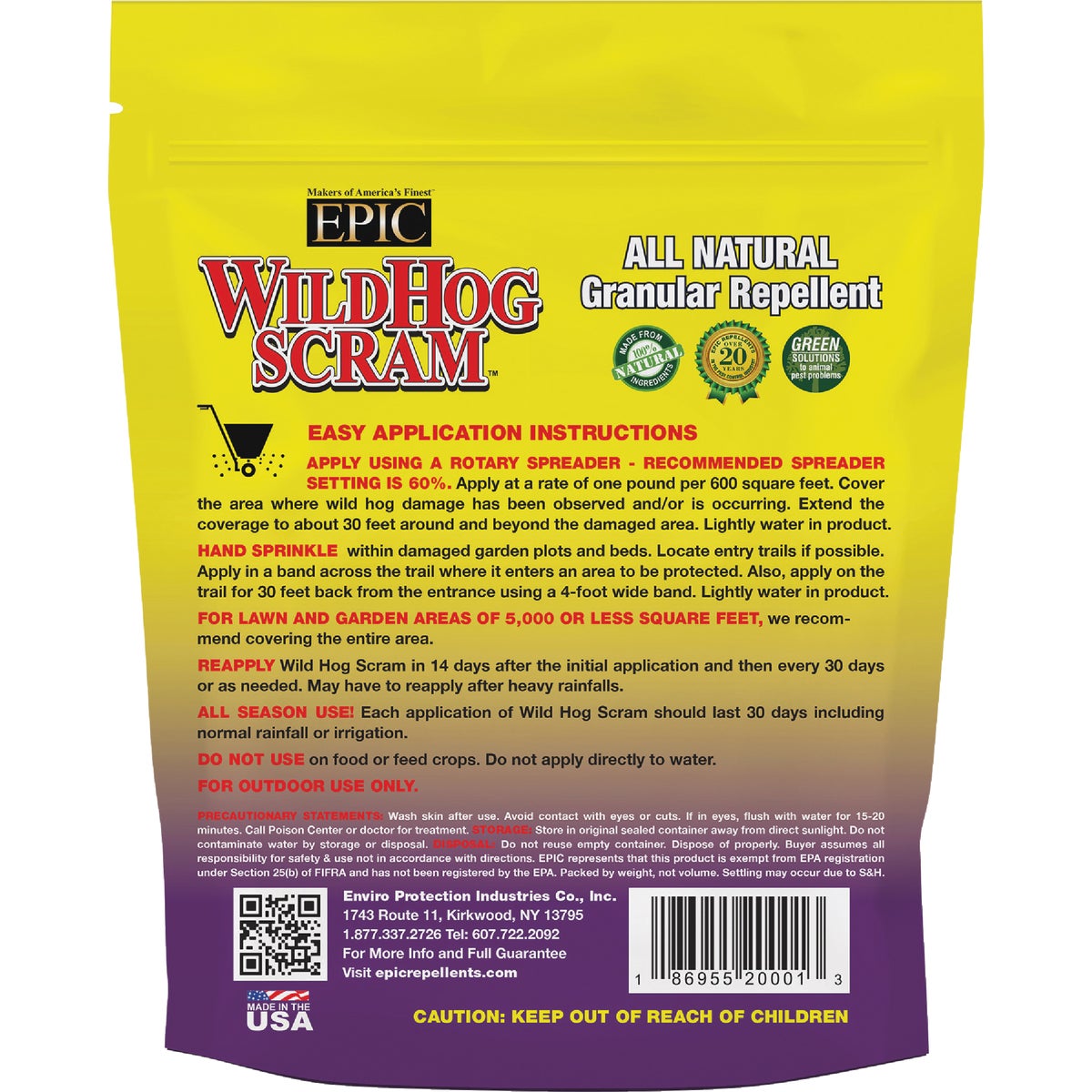 Wild Hog Scram 10 Lb. Granular Wild Hog Repellent Image 2