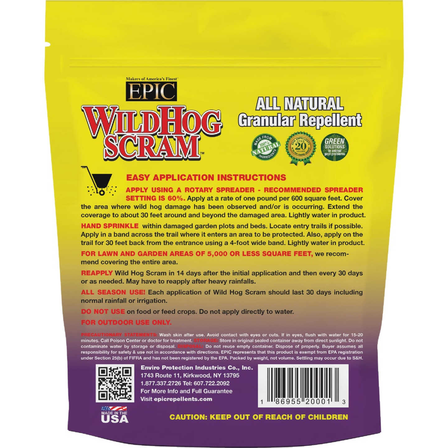 Wild Hog Scram 10 Lb. Granular Wild Hog Repellent Image 2