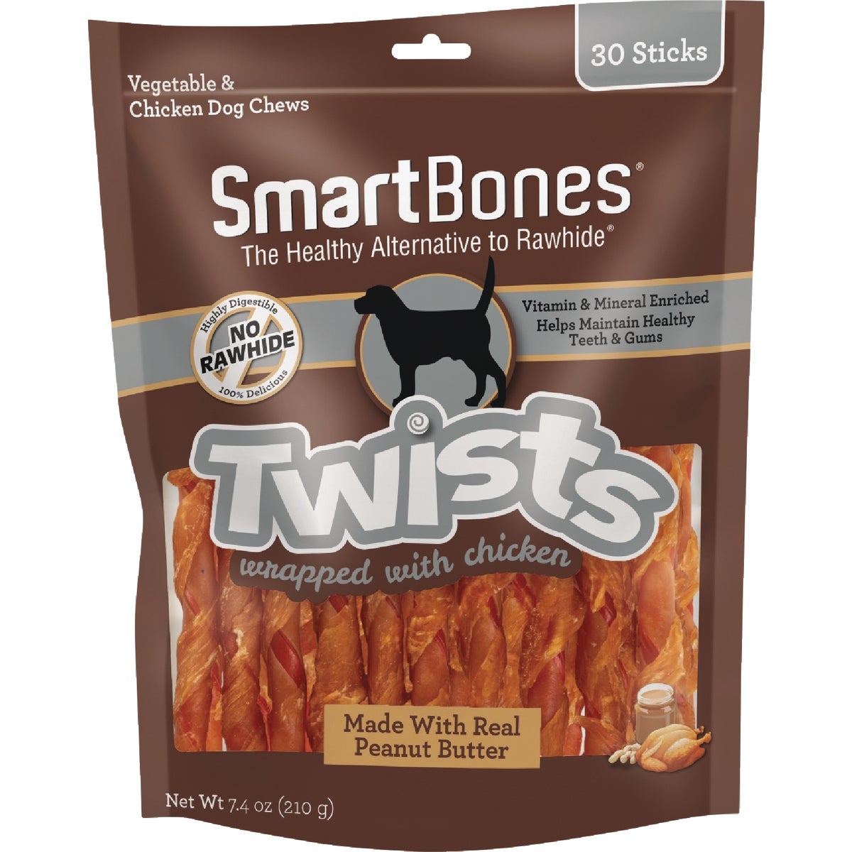 SmartBones Twists Dog Chew (30-Pack)