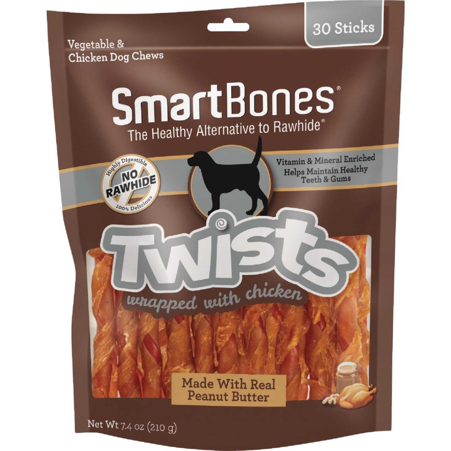 SmartBones Twists Dog Chew (30-Pack) Image 1