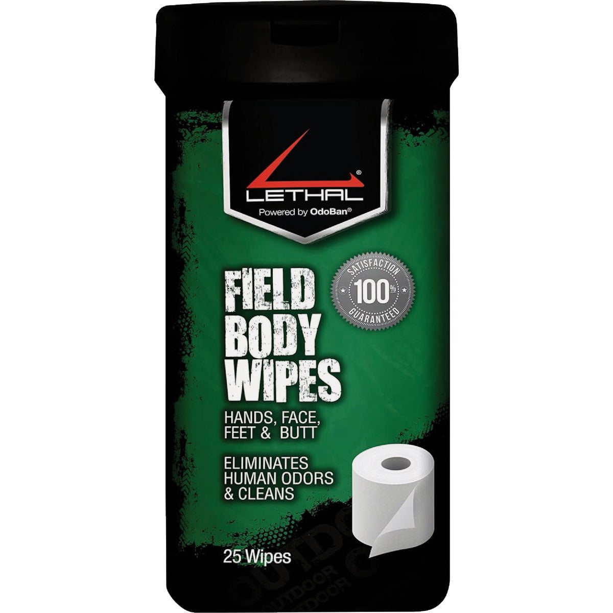 Lethal Field Body Wipes (25-Pack)