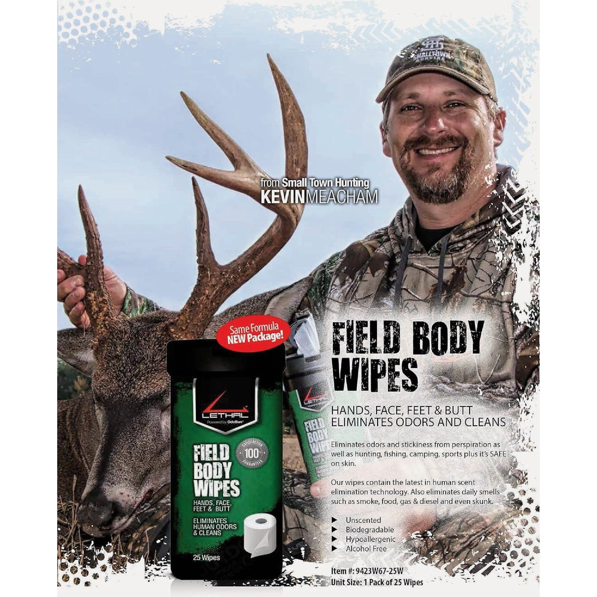 Lethal Field Body Wipes (25-Pack) Image 2