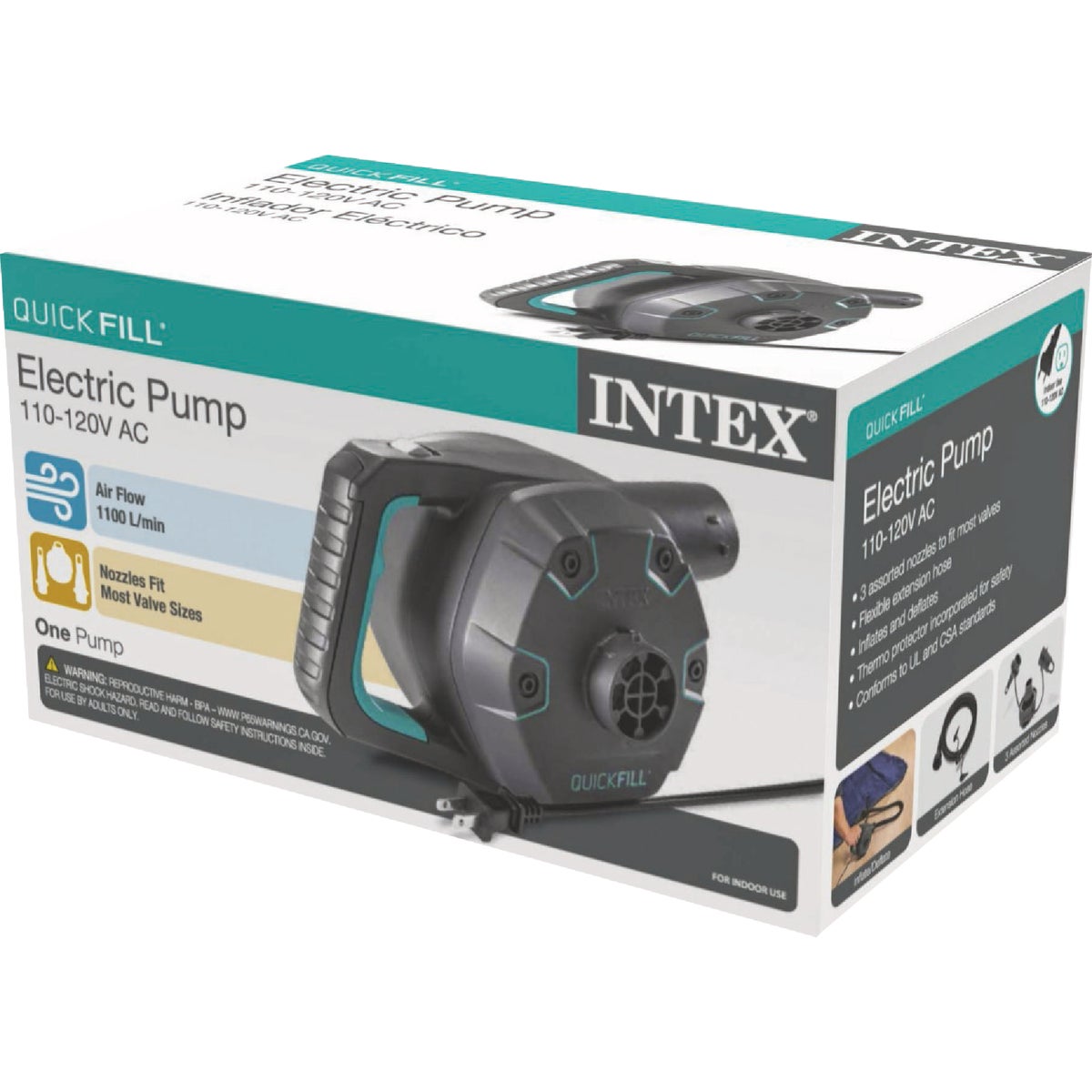 Intex Quick-Fill 120V AC Electric Air Pump Image 3