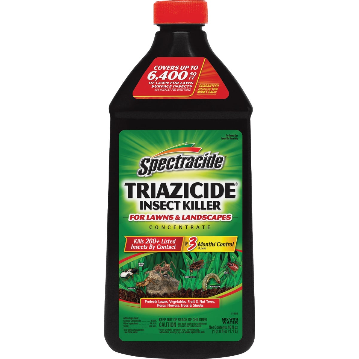 Spectracide Triazicide 40 Oz. Concentrate Insect Killer For Lawns & Landscapes