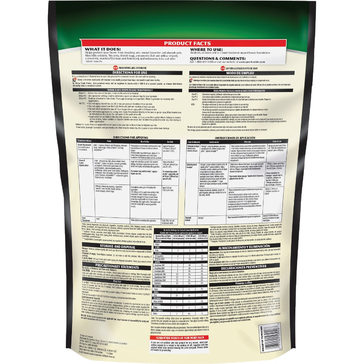 Spectracide Triazicide 10 Lb. Ready To Use Granules Insect Killer For Lawns Image 2