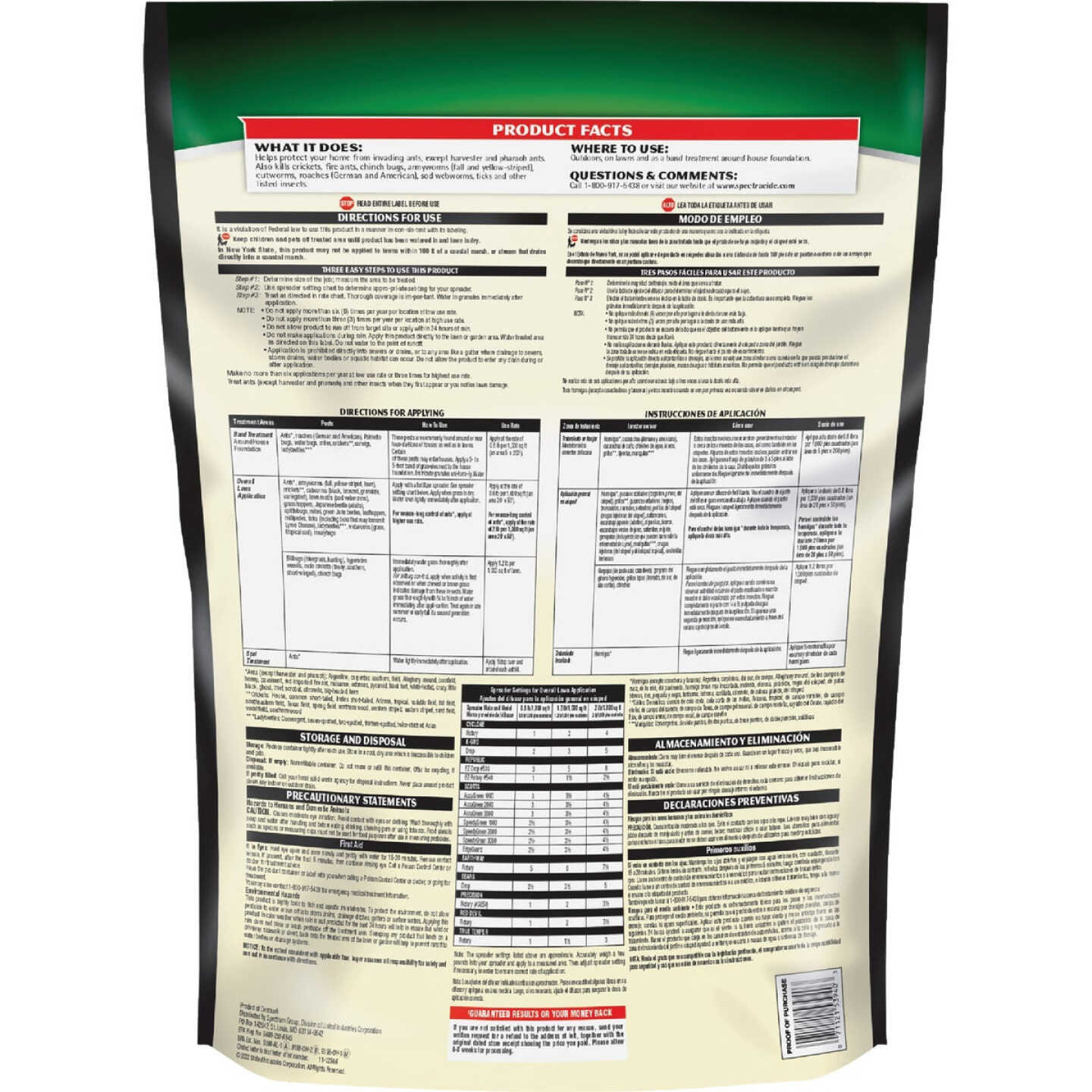 Spectracide Triazicide 10 Lb. Ready To Use Granules Insect Killer For Lawns Image 2
