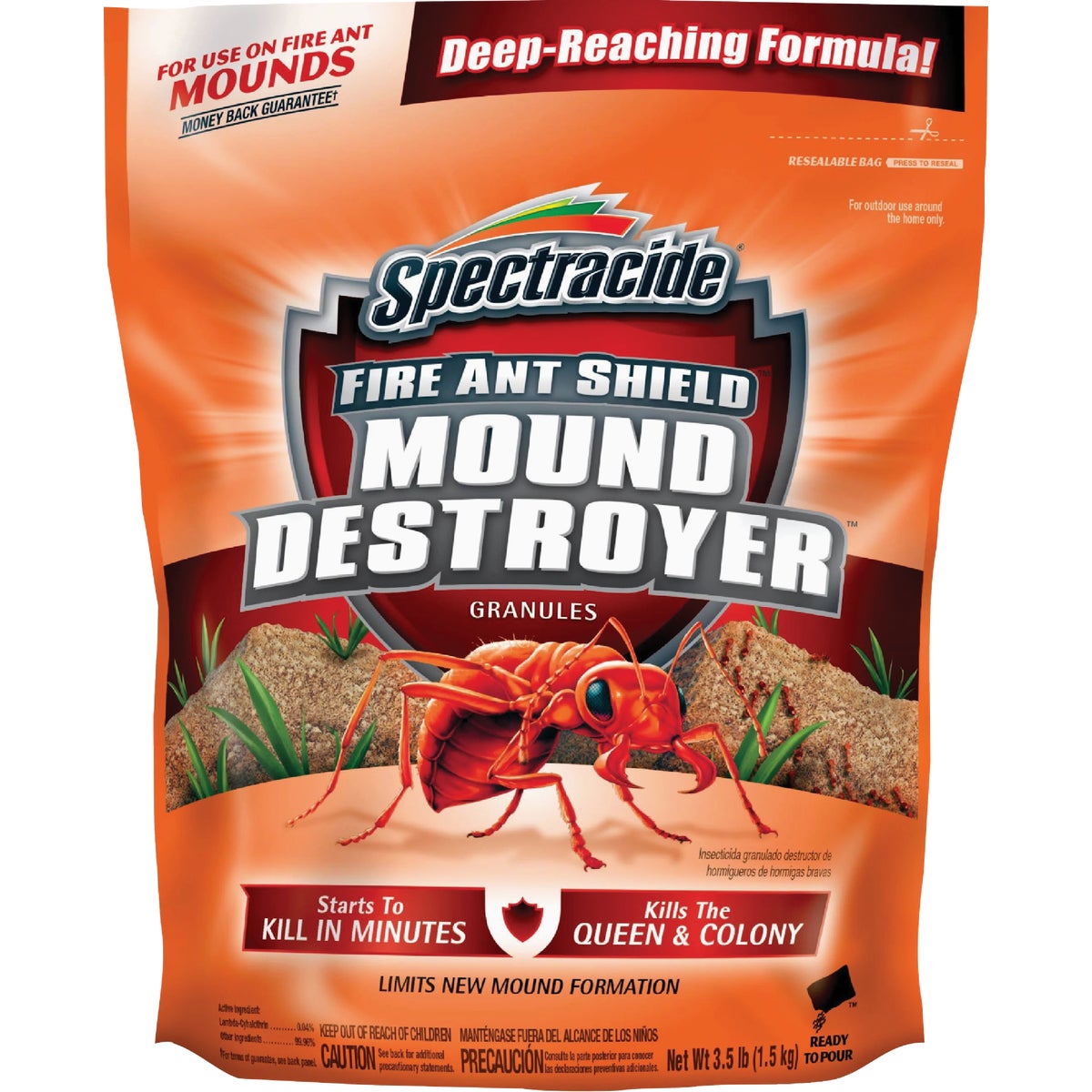Spectracide 3.5 Lb. Ready to Use Granules Fire Ant Shield Mound Destroyer