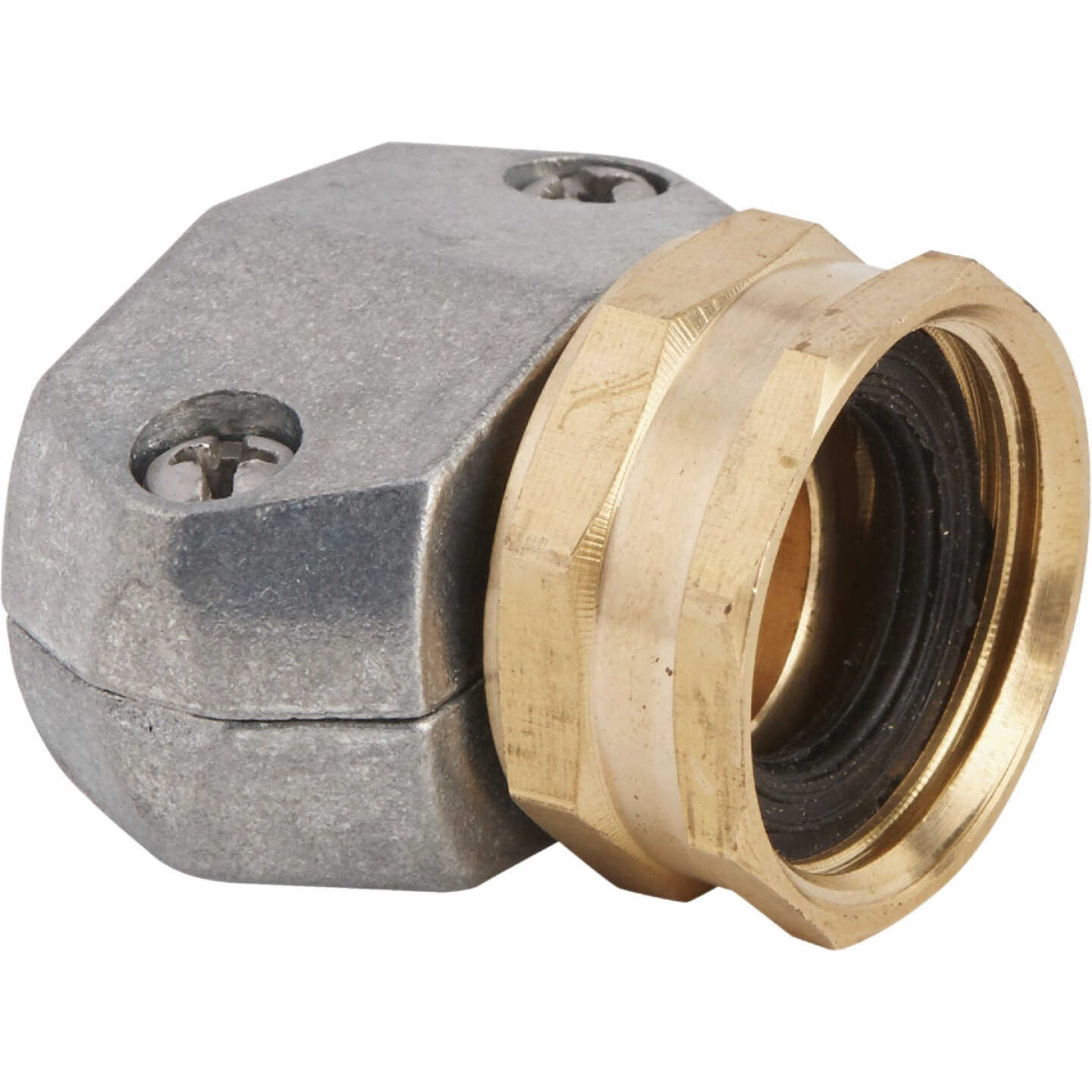 Best Garden 5/8 In. or 3/4 In. Female Metal Hose End Mender Hose Coupling Image 1
