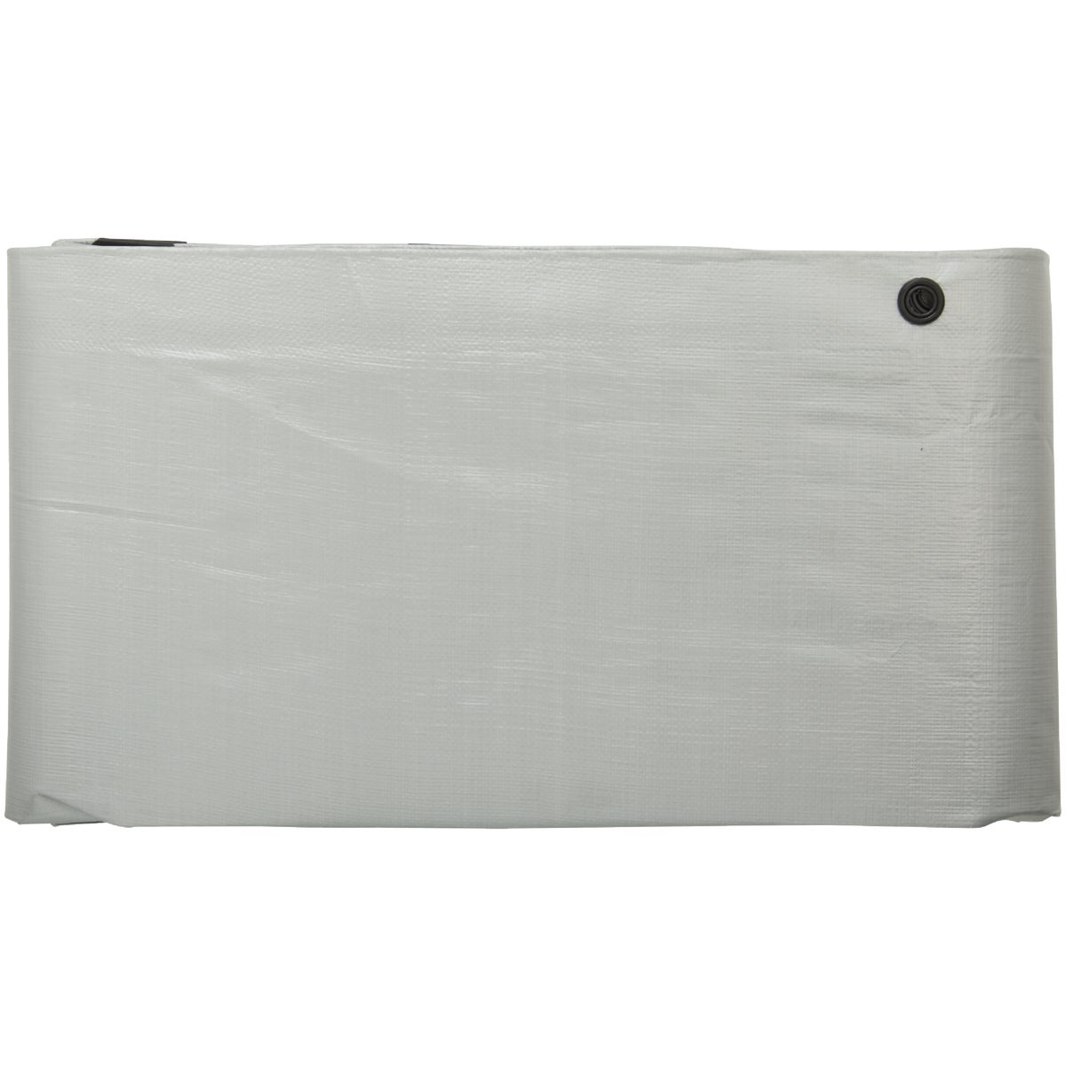 Do it Best Silver Woven 12 Ft. x 20 Ft. Heavy Duty Poly Tarp Image 2