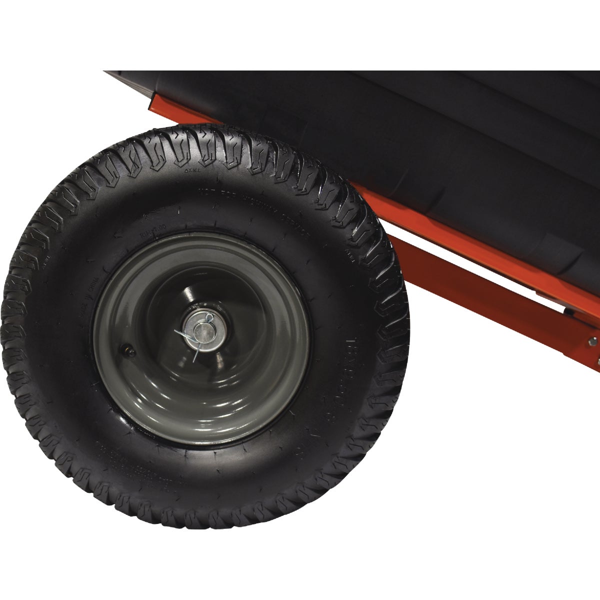 Agri-Fab 1000 Lb. ATV/UTV Poly Swivel Tow-Behind Dump Cart Image 6