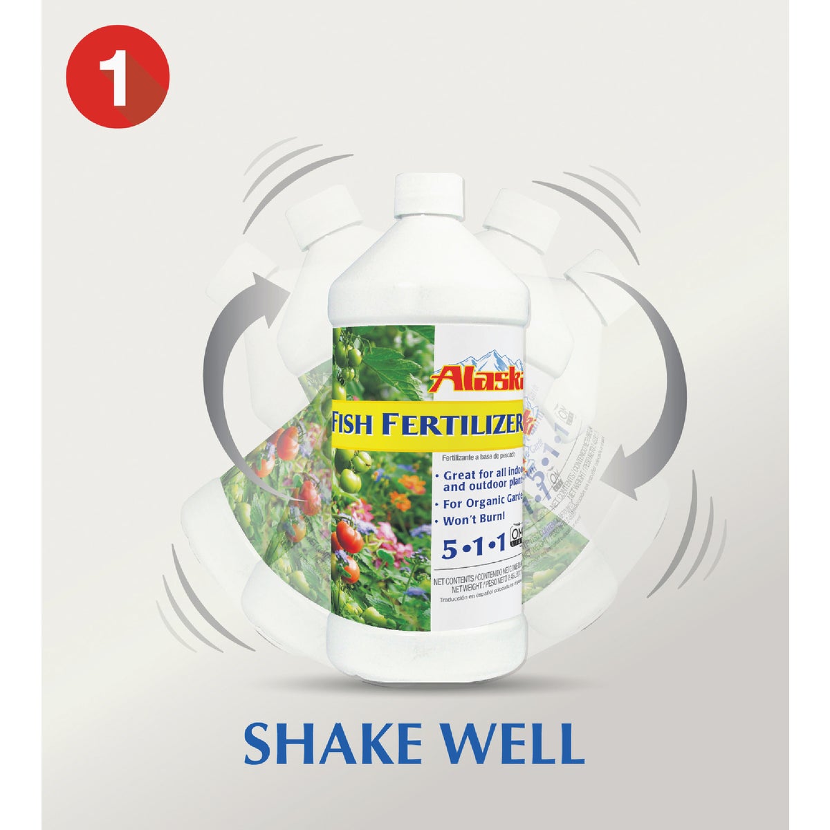 Alaska 1 Qt. 5-1-1 Organic Concentrate Liquid Plant Food Image 2