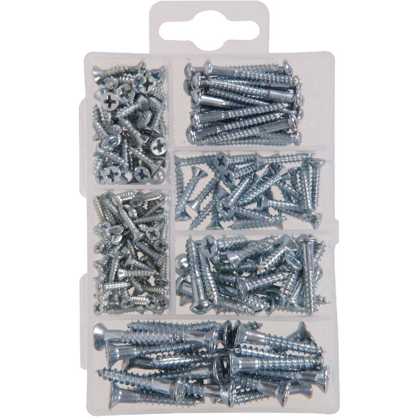 Hillman The Fastener Center Steel Wood Screw Assortment Kit (199 Pcs.) Image 1