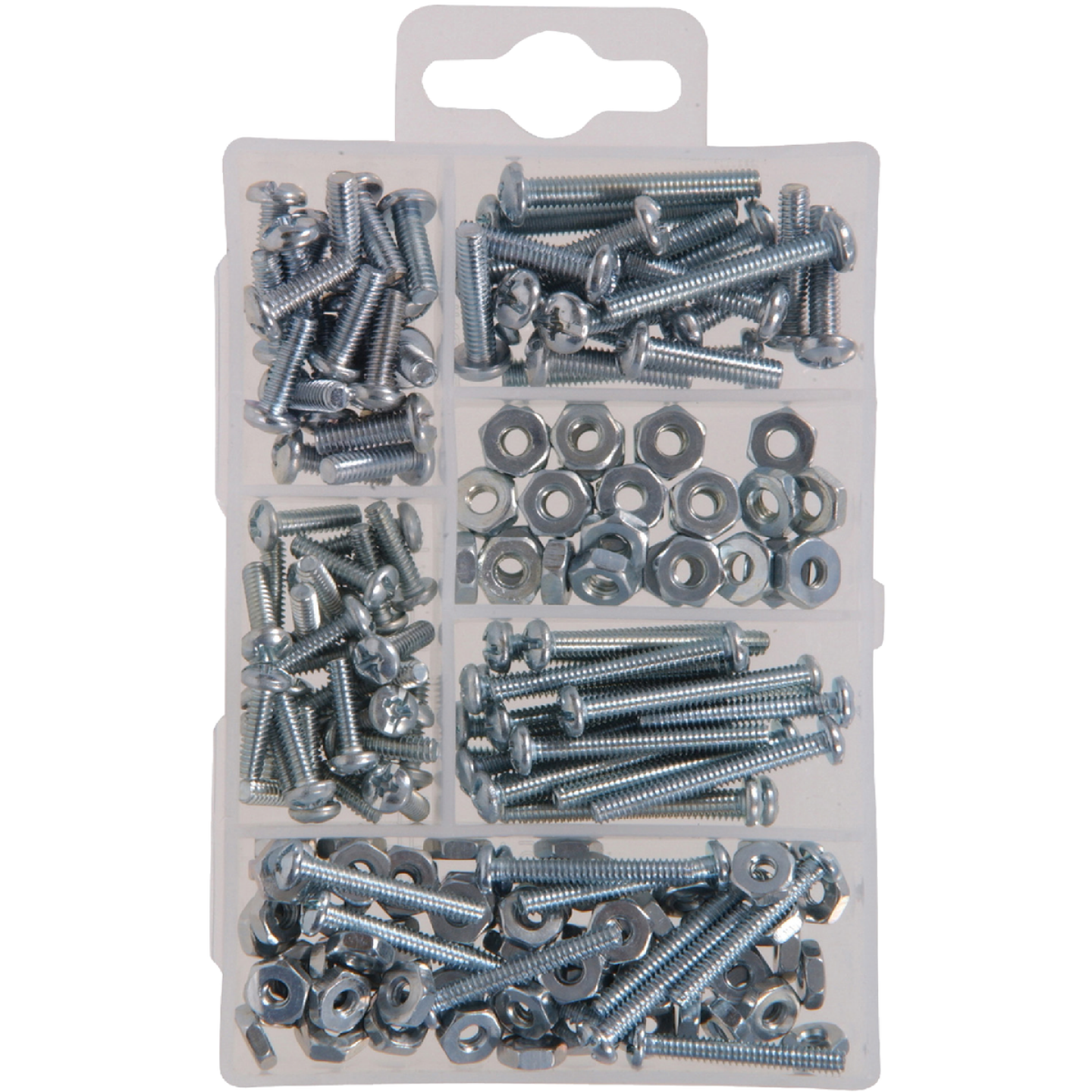 Hillman The Fastener Center Steel Machine Screw & Nut Assortment Kit (200 Pcs.) Image 1