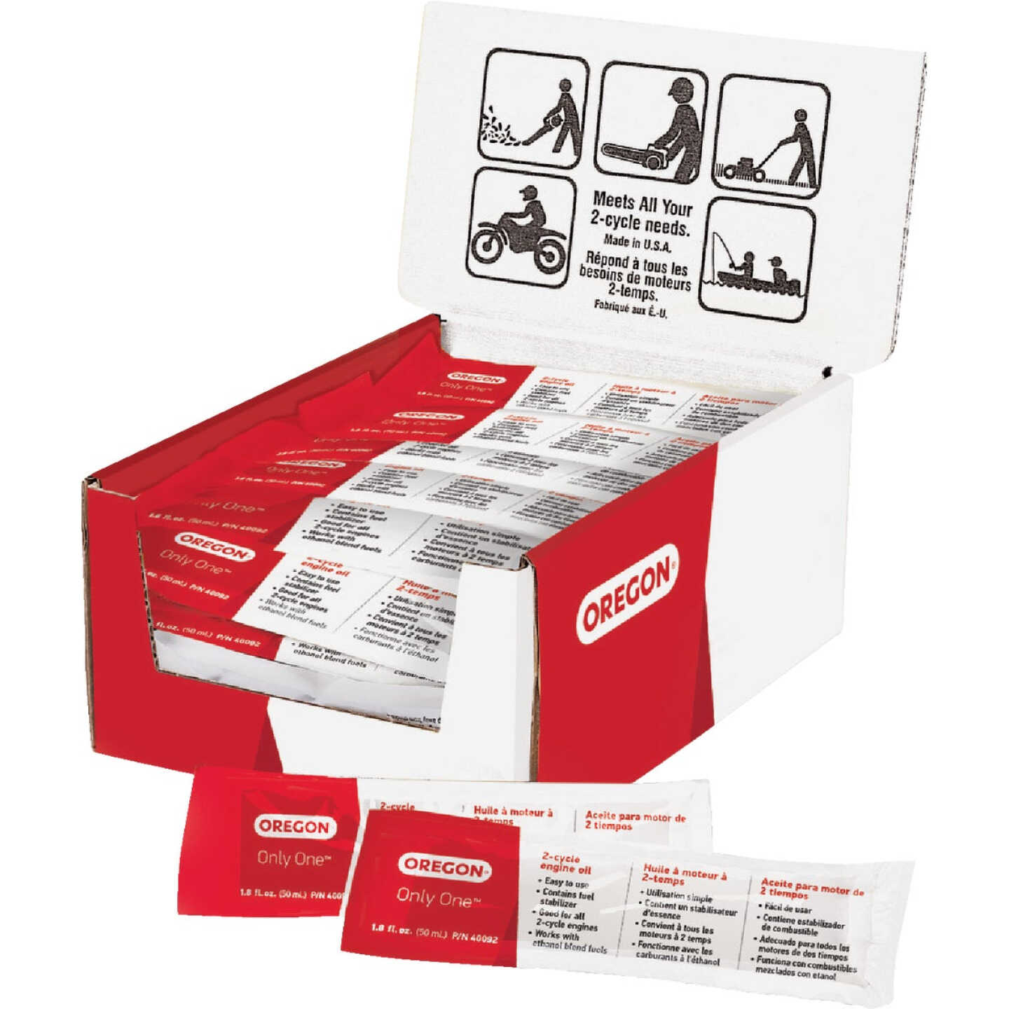 Oregon Only One 1.8 Oz. Air Cooled 2-Cycle Motor Oil Image 2