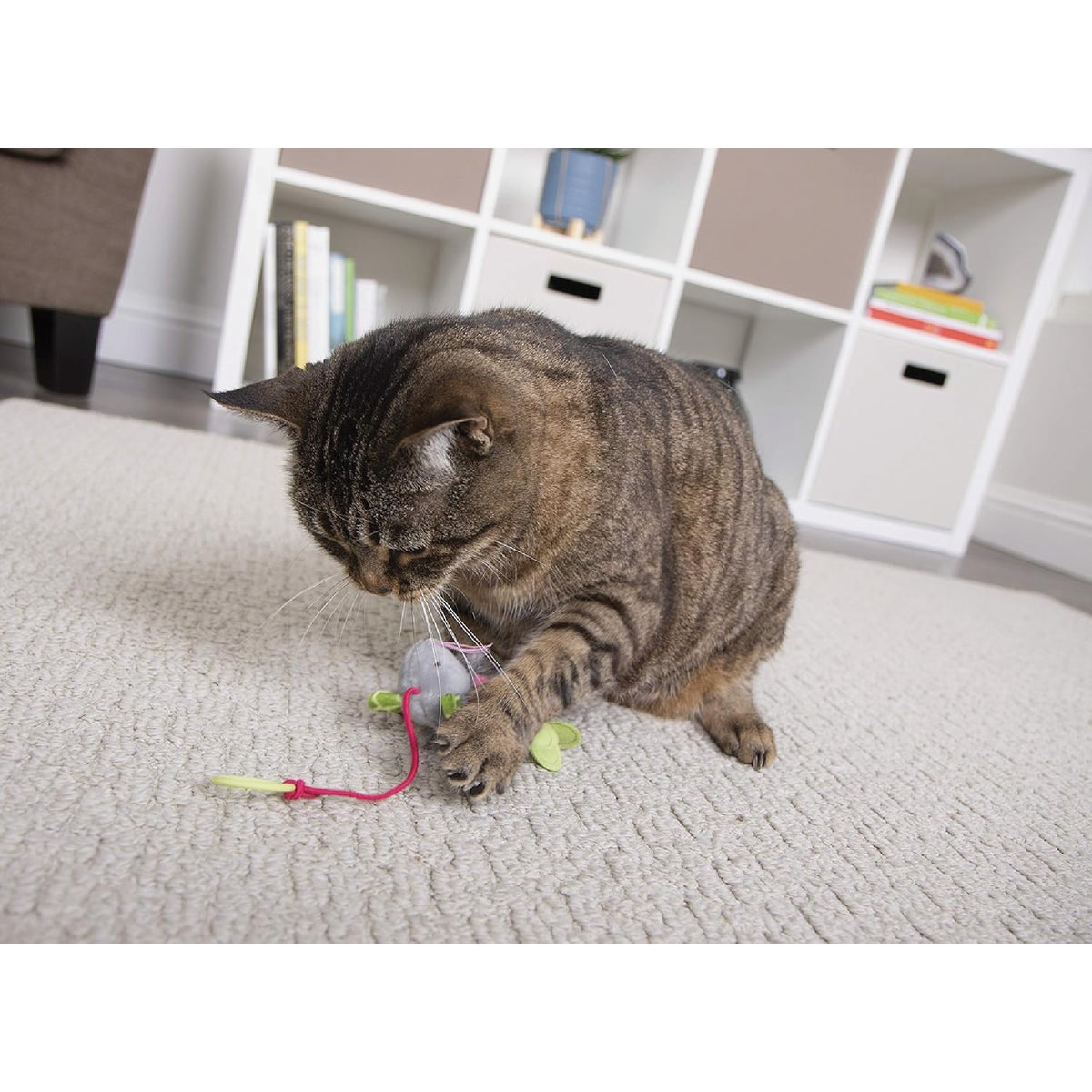 SmartyKat Bouncy Mouse Plush Dangler Catnip Cat Toy Image 3