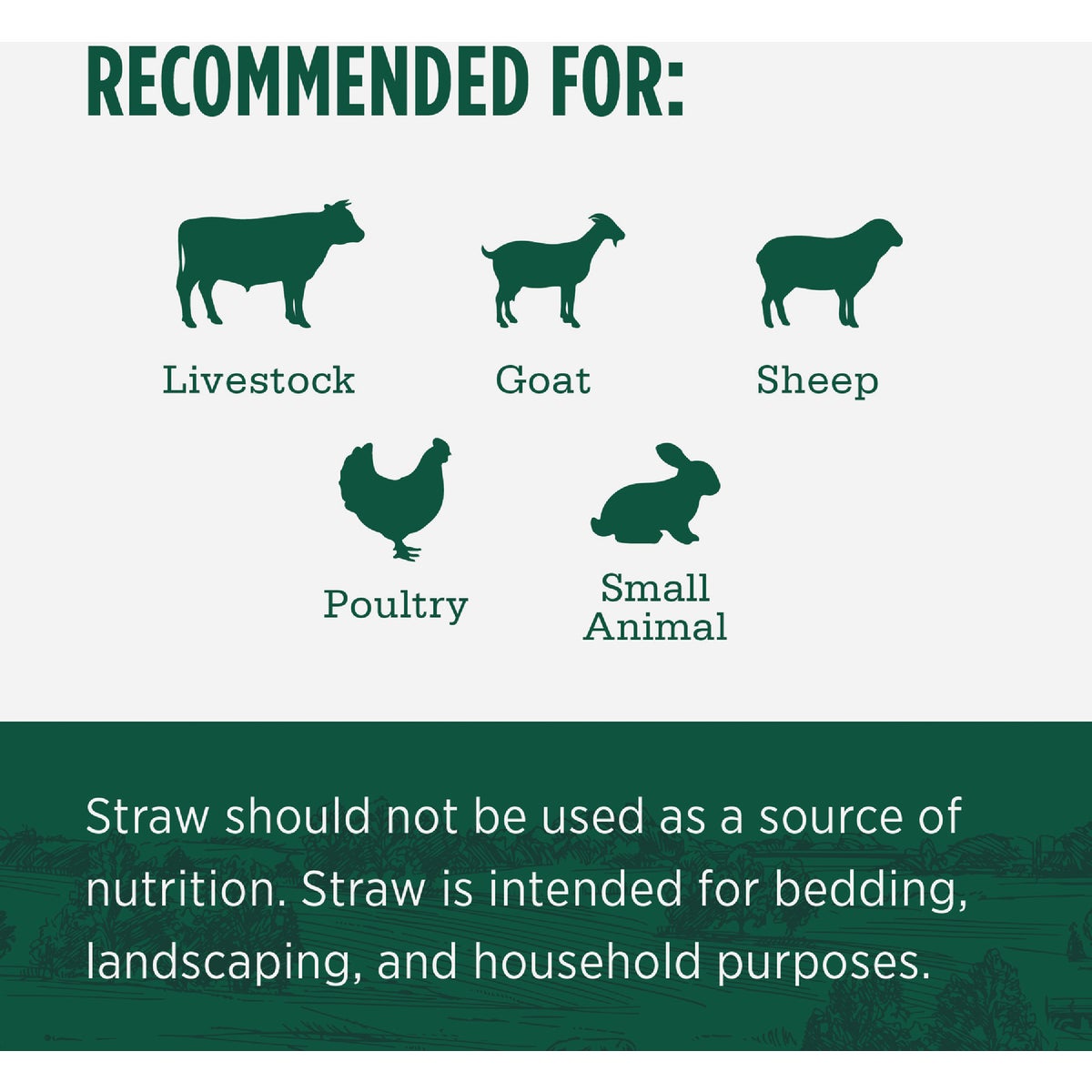 Standlee Premium Western Forage 18 Cu. Ft. Certified Straw Grab & Go Compressed Bale Image 3