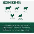 Standlee Premium Western Forage 18 Cu. Ft. Certified Straw Grab & Go Compressed Bale Image 3