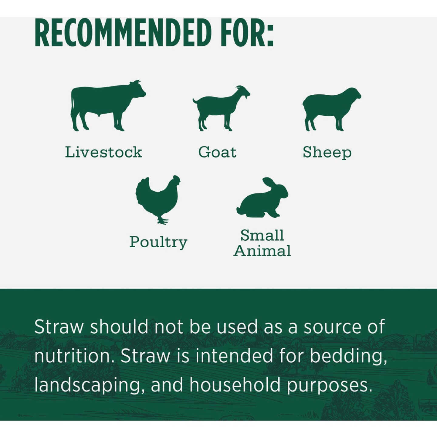 Standlee Premium Western Forage 18 Cu. Ft. Certified Straw Grab & Go Compressed Bale Image 3