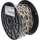 Campbell #10 40 Ft. Brushed Nickel Finished Metal Craft Chain Image 2