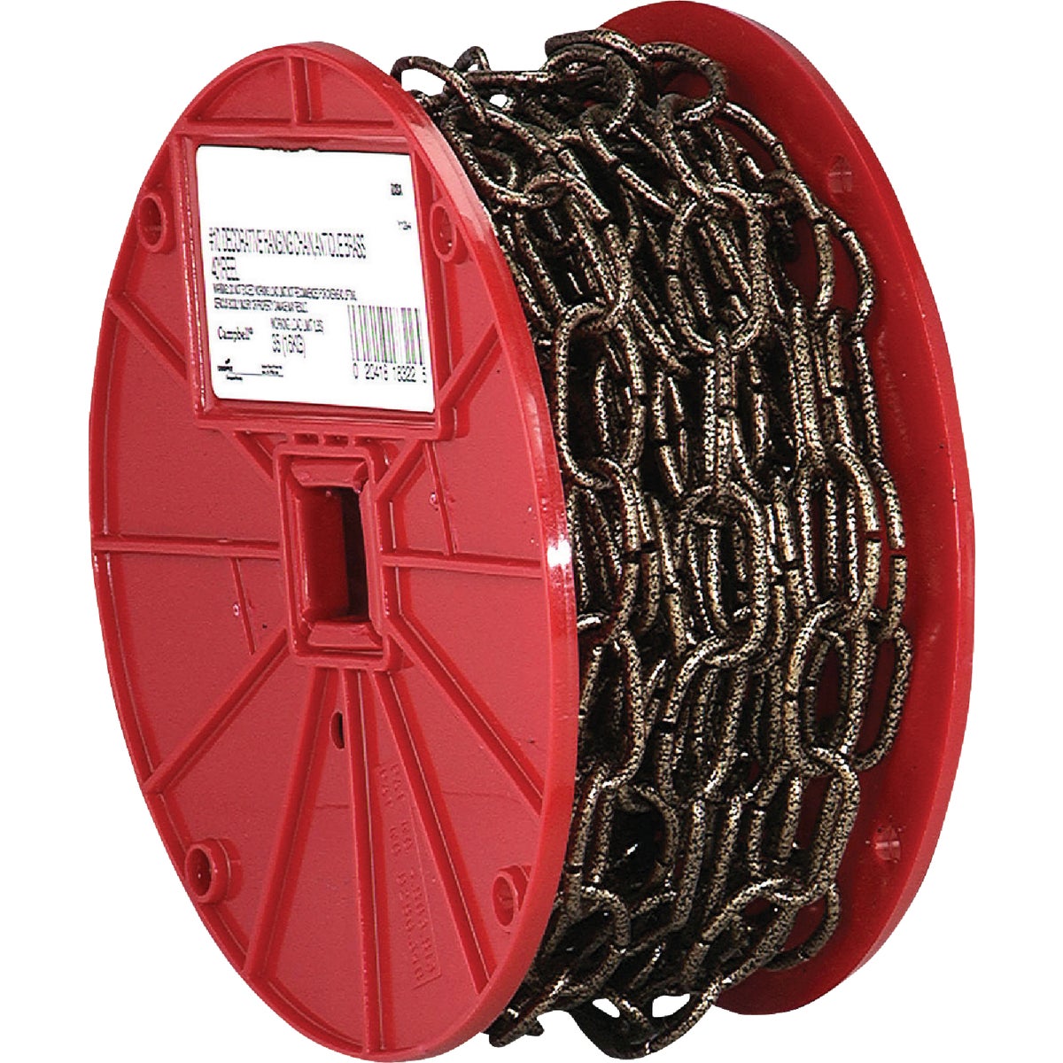 Campbell #10 40 Ft. Antique Copper Finished Metal Craft Chain Image 2