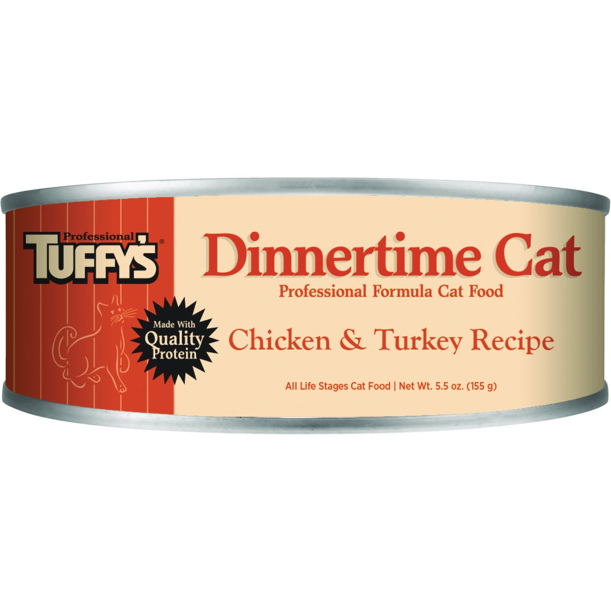 Tuffy's Dinnertime 5.5 Oz. Chicken & Turkey Cat Food