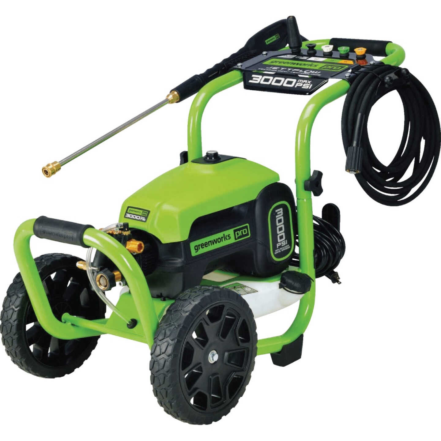 Greenworks 3000 PSI 2.0 GPM Cold Water Corded Electric Pressure Washer Image 1
