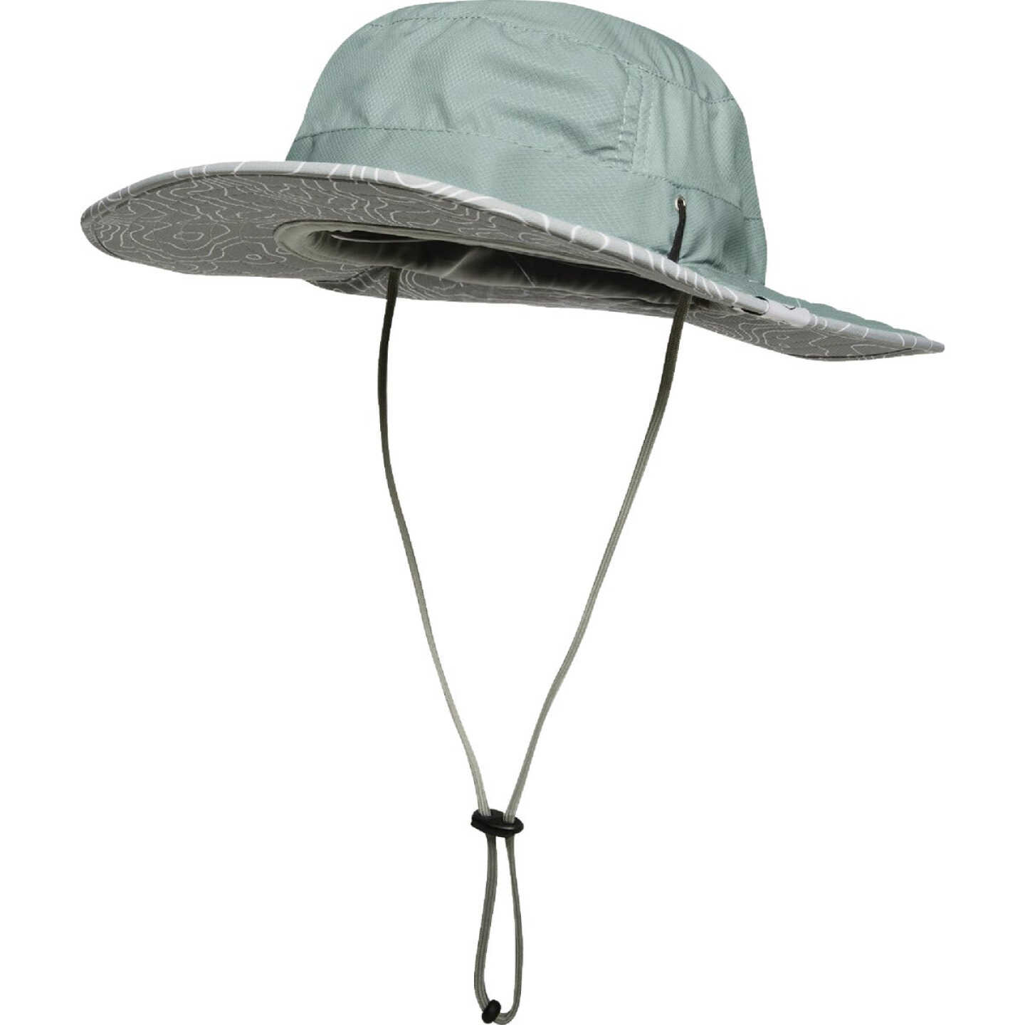 Farmers Defense Topo Map Green Venture Sun Hat Image 1