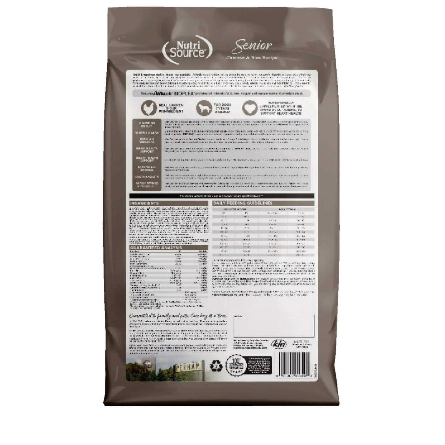 NutriSource 4 Lb. Chicken & Rice Recipe Senior Dog Food Image 7