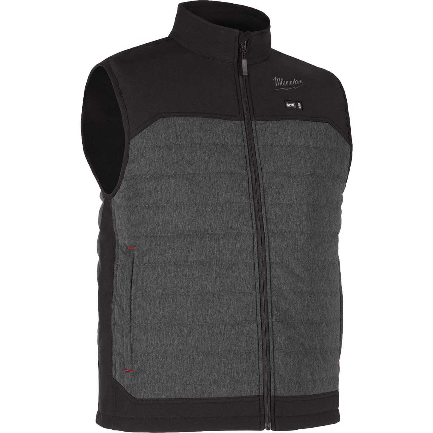 Milwaukee M12 AXIS Men's Gray Cordless Heated Vest, XL Image 2