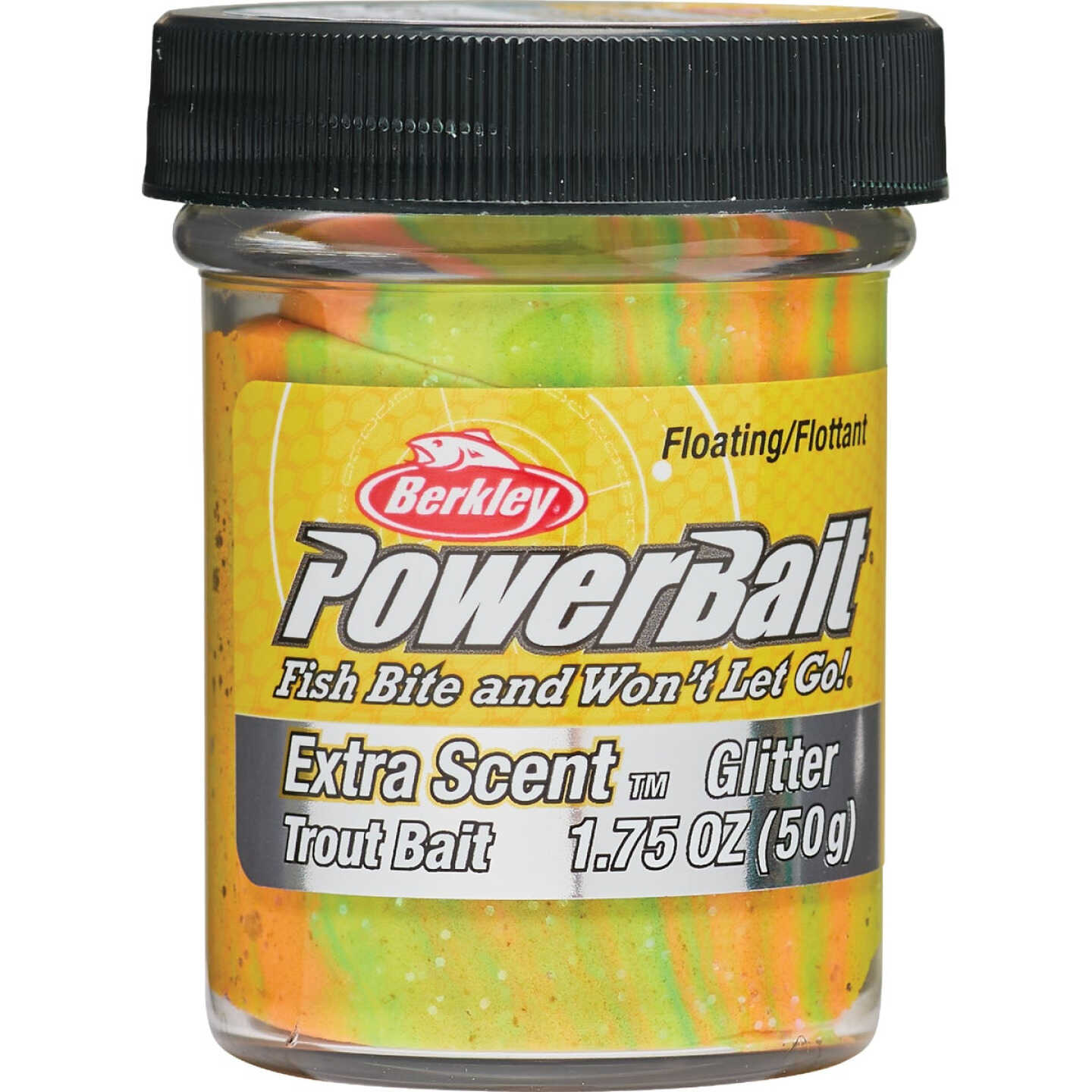 Berkley PowerBait Rainbow Glitter Trout Bait Extra Scent Image 1