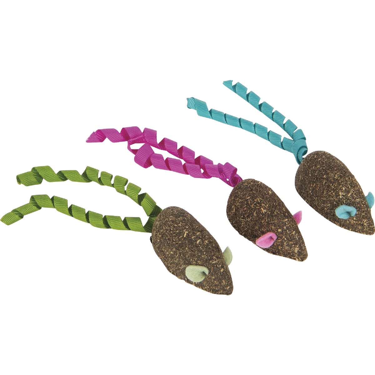 SmartyKat Magic Mice Compressed Catnip and Ribbon Cat Toy (3-Pack) Image 3