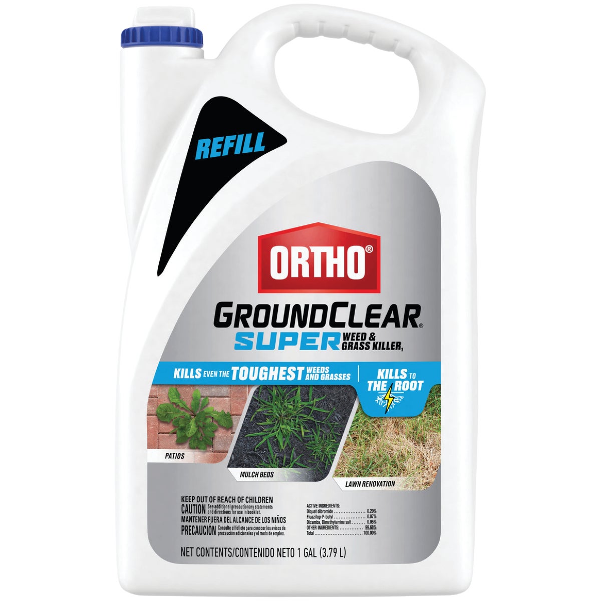Ortho GroundClear Super 1 Gal. Refill Weed & Grass Killer