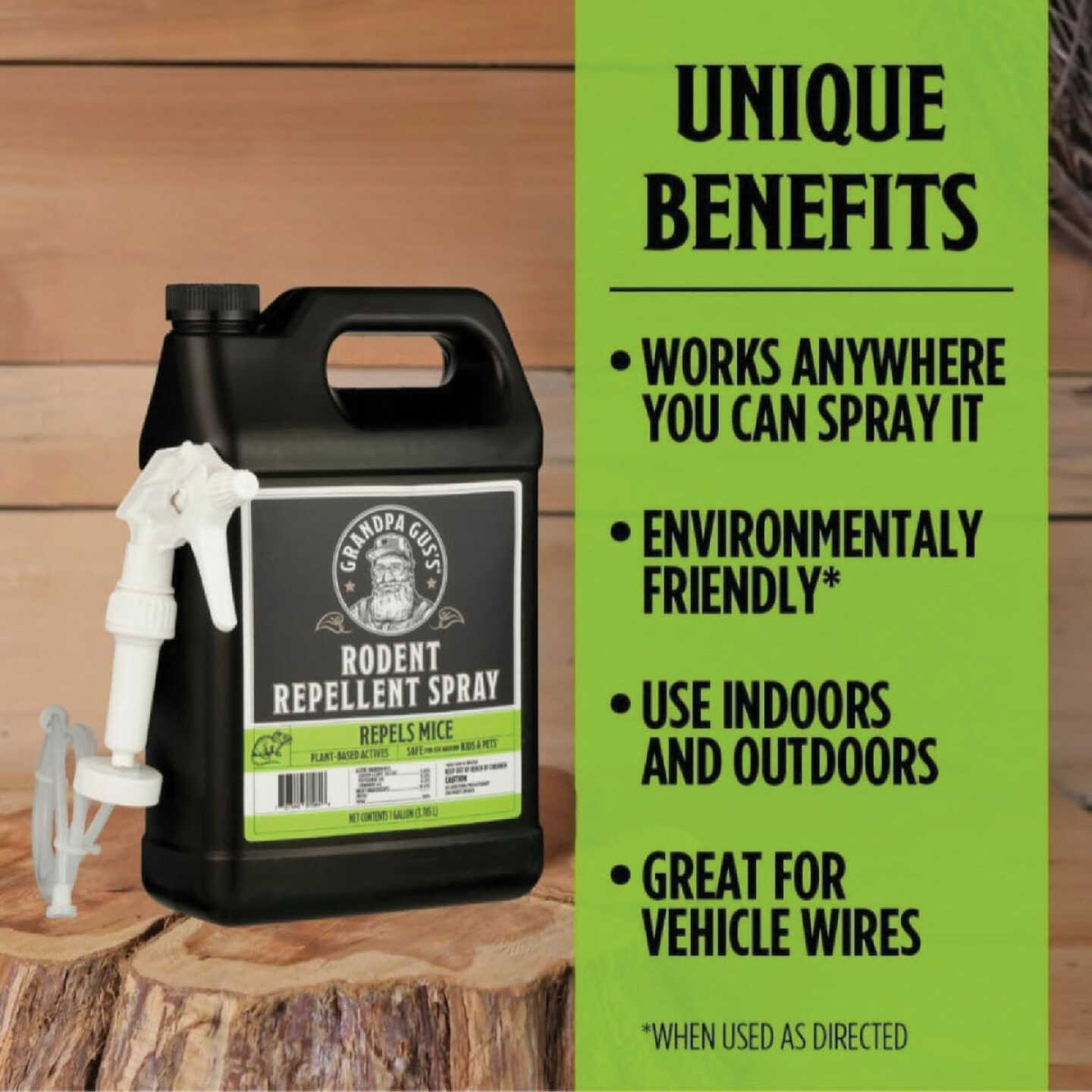 Grandpa Gus's 1 Gal. Ready To Use Trigger Spray All Natural Mouse Repellent Spray Image 4