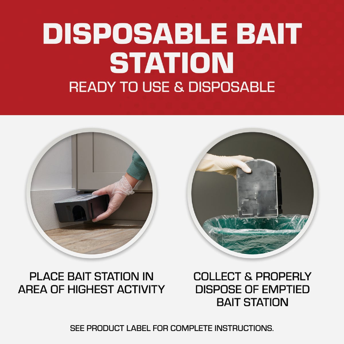 TOMCAT Disposable Bait Station Rat & Mouse Killer (2-Pack) Image 5