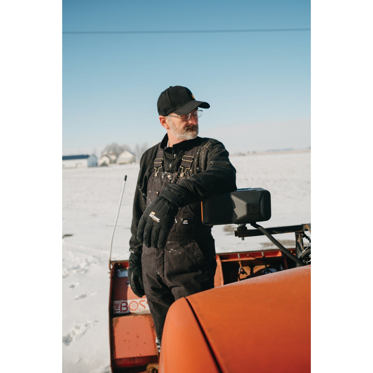 Berne Men's 2XL Black Heartland Insulated Washed Duck Bib Overalls Image 2