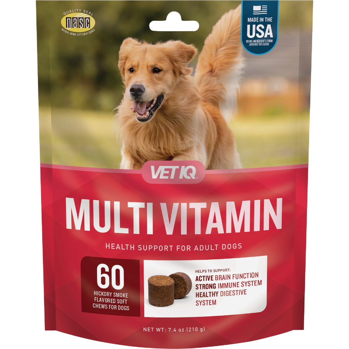 VetIQ 7.4 Oz. Multi Vitamin Dog Chew (60-Pack)