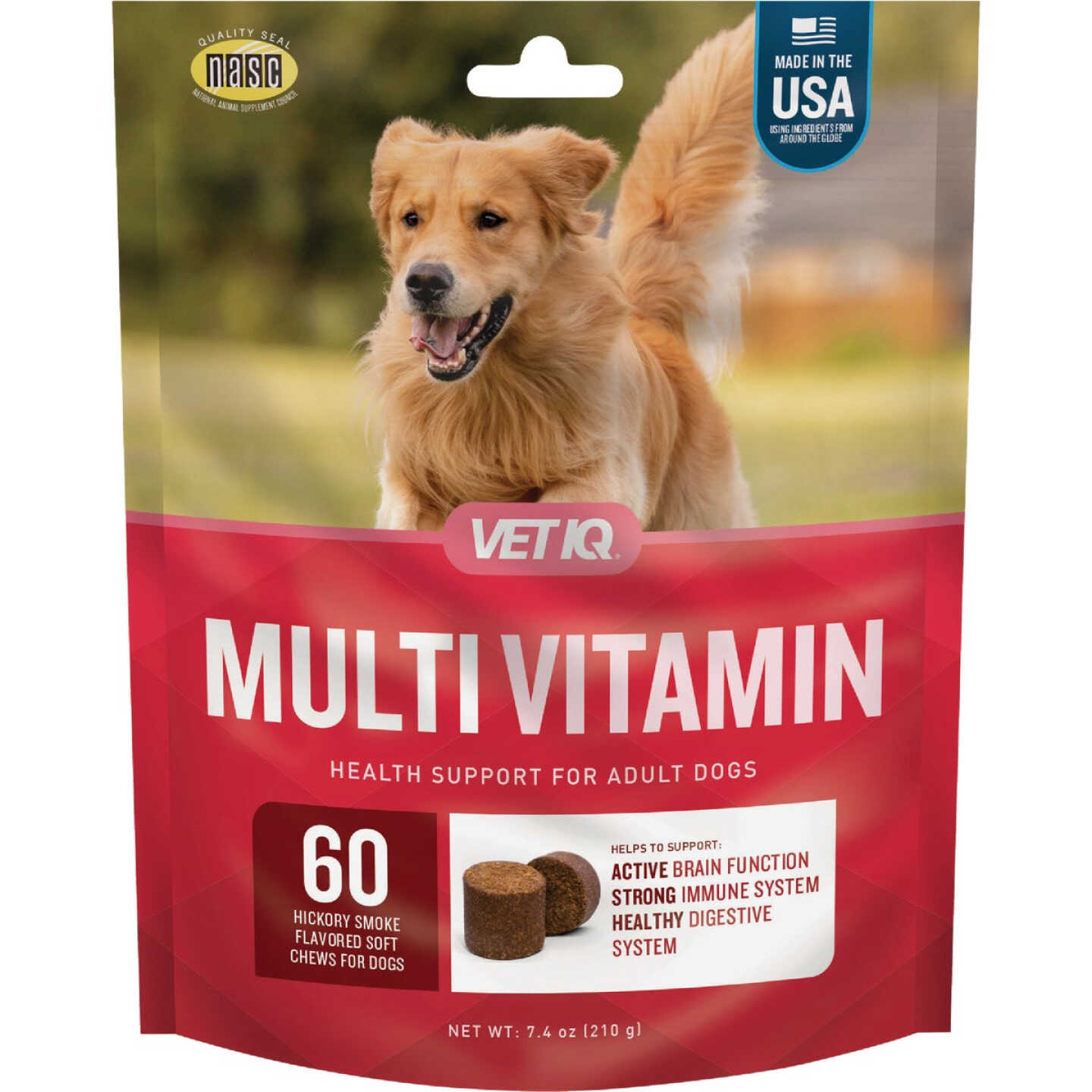 VetIQ 7.4 Oz. Multi Vitamin Dog Chew (60-Pack) Image 1