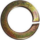 Hillman 5/16 In. Alloy Steel Yellow Dichromate Split Lock Washer (100 Ct.) Image 1