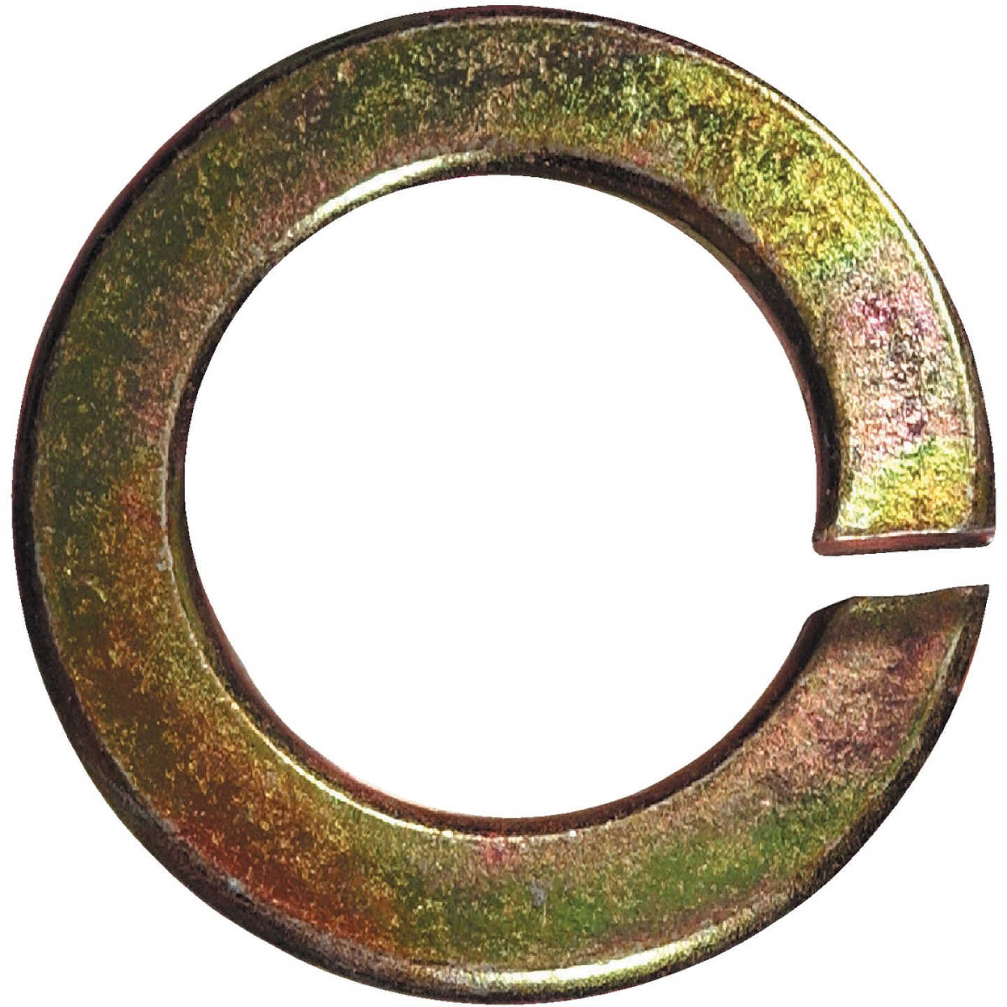 Hillman 5/16 In. Alloy Steel Yellow Dichromate Split Lock Washer (100 Ct.) Image 1