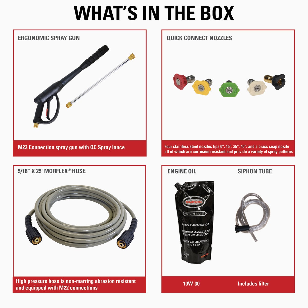 Simpson PowerShot 3600 psi 2.5 GPM Cold Water Professional Gas Pressure Washer Image 4