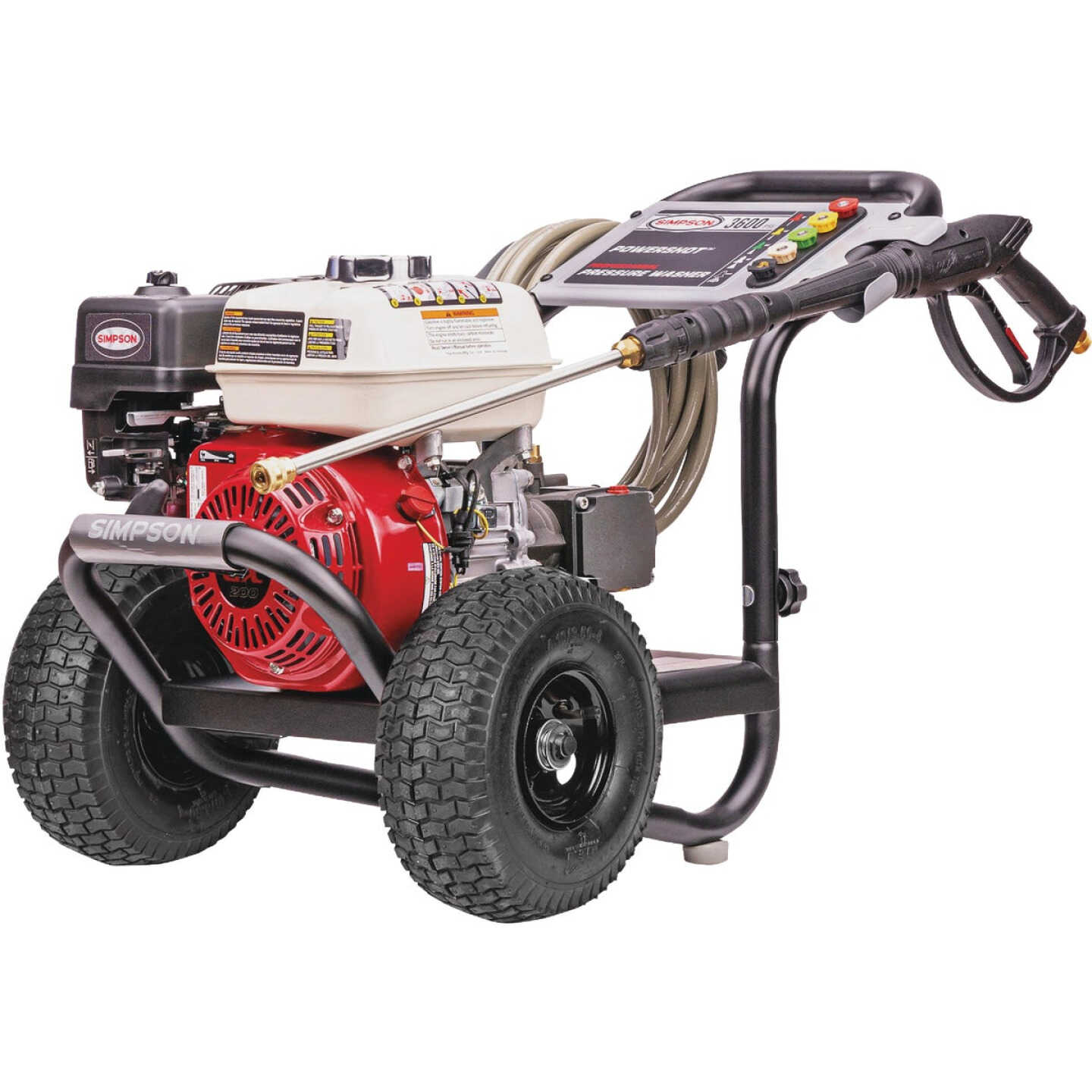 Simpson PowerShot 3600 psi 2.5 GPM Cold Water Professional Gas Pressure Washer Image 1