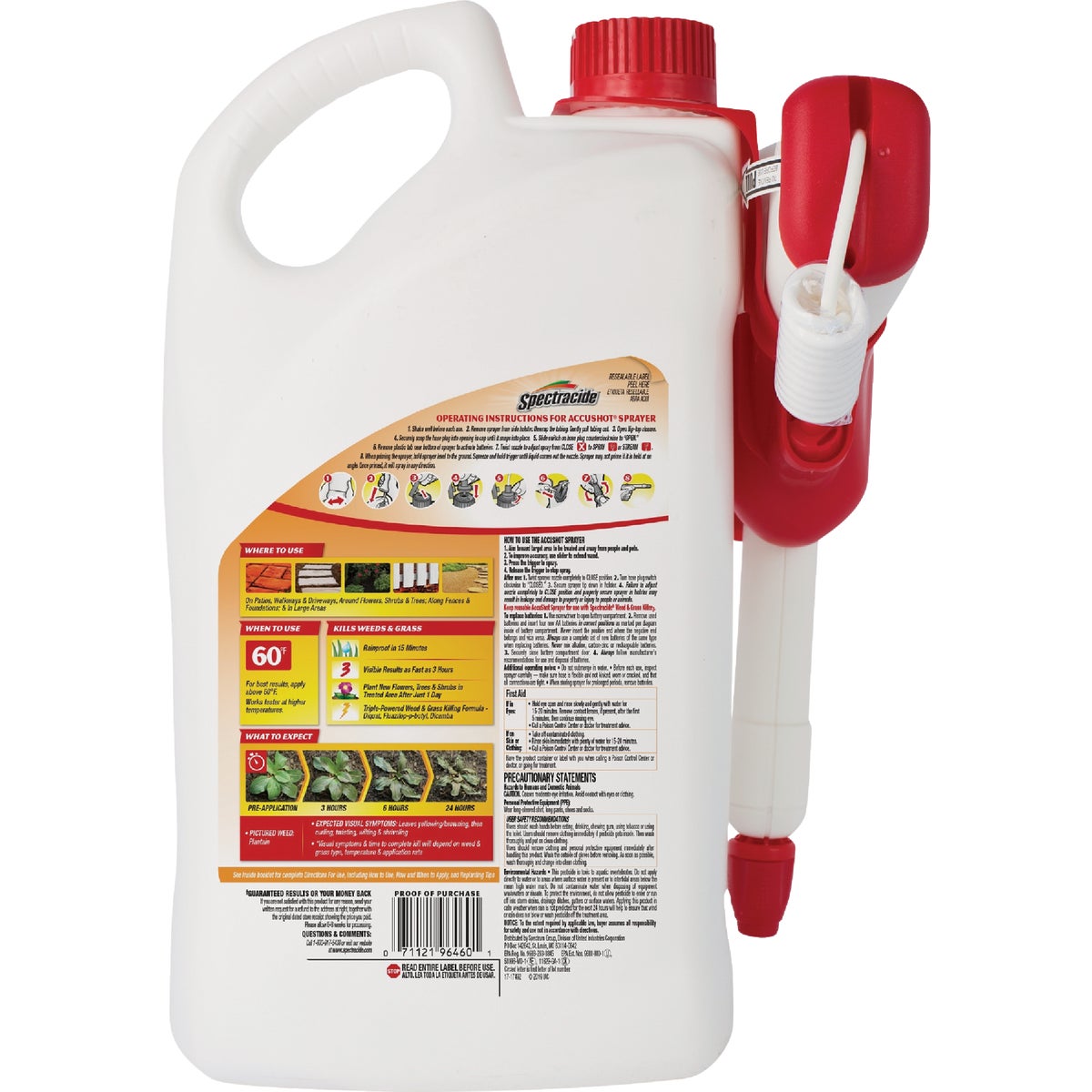 Spectracide Weed & Grass Killer2 1 Gal. Ready To Use with Accushot Sprayer Image 3