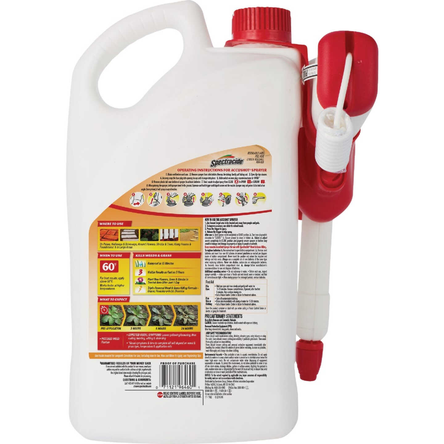 Spectracide Weed & Grass Killer2 1 Gal. Ready To Use with Accushot Sprayer Image 3