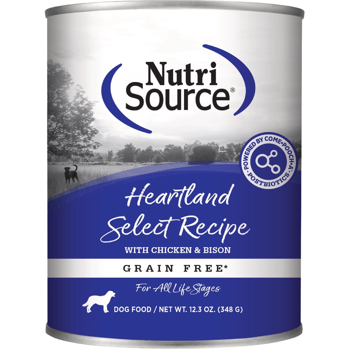 NutriSource 12.3 Oz. Heartland Select Recipe Grain Free Wet Dog Food Image 1