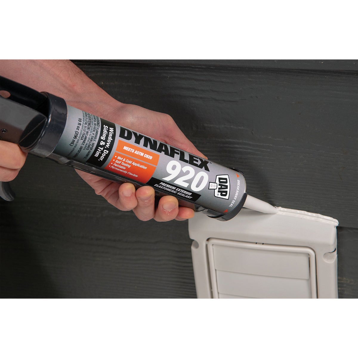 DAP DYNAFLEX 920 10.1 Oz. Premium Exterior Elastomeric Sealant, White Image 2