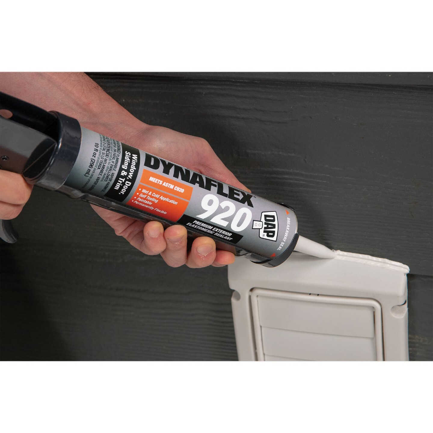DAP DYNAFLEX 920 10.1 Oz. Premium Exterior Elastomeric Sealant, White Image 2