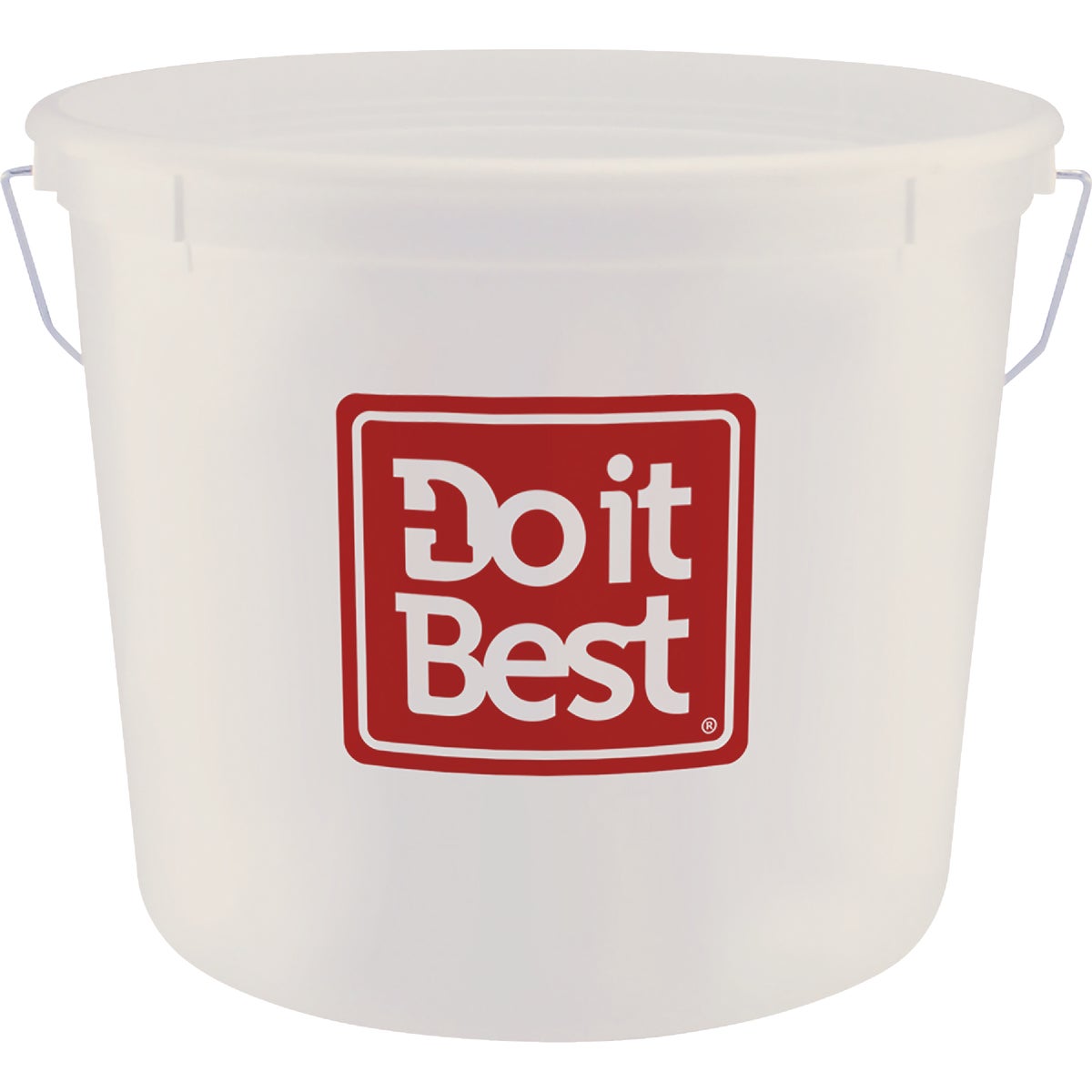 Do it Best 10 Qt. White Polysteel Bucket